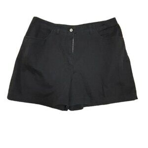 Rubbish Junior's Black Mid Rise Chino Cut Shorts - EUC